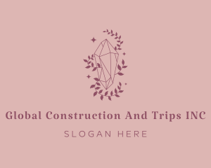 Elegant - Elegant Feminine Gem Leaves logo design