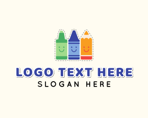 Grade School - Kiddie School Supplies logo design