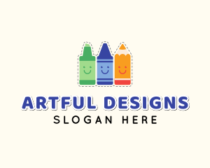 Kiddie School Supplies logo design