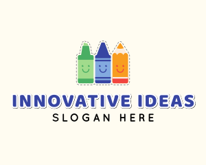 Creativity - Kiddie School Supplies logo design