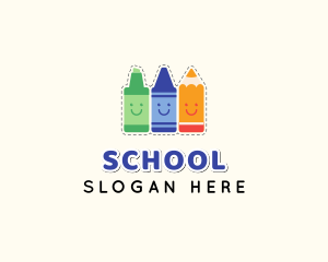 Kiddie School Supplies logo design