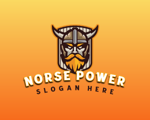 Viking - Gaming Viking Warrior logo design