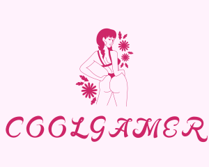 Floral - Woman Sexy Lingerie logo design