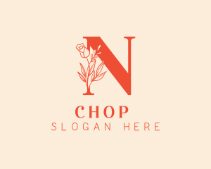 Flower - Floral Boutique Letter N logo design