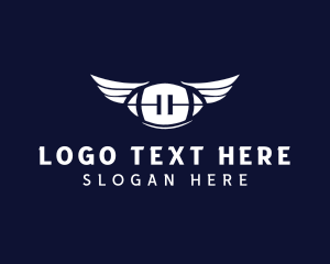 Football - Wings Football Championship logo design
