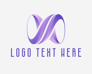 Typography - Gradient Ampersand Calligraphy logo design
