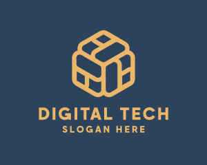 Digital Agency Cube logo design