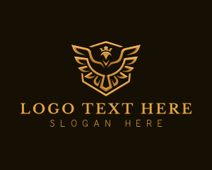 Regal - Bird Crown Wings logo design