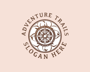 Compass Travel Navigation logo design