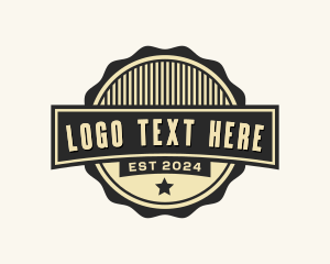 Bourbon - Brewery Whiskey Distillery logo design