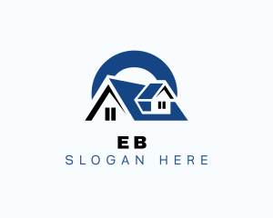 Geometric - Roof Residential House logo design