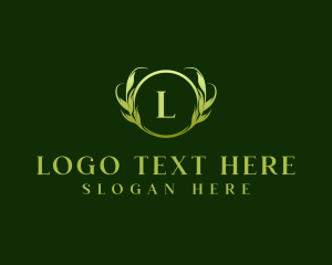 Bio - Floral Organic Leaves logo design