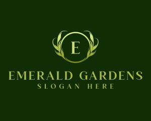 Floral Organic Leaves logo design