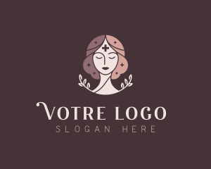 Mindfulness - Psychologist Woman Therapy logo design