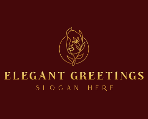 Elegant Natural Beauty  logo design