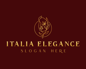 Elegant Natural Beauty  logo design