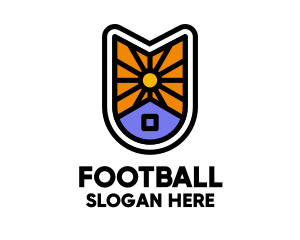 Shade - Sun House Badge logo design
