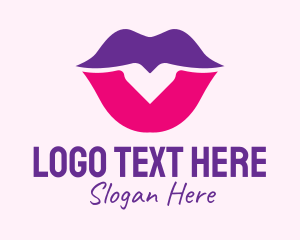 Feminine Mouth Lipstick  Logo