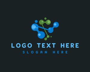 Link - Data Link Technology logo design