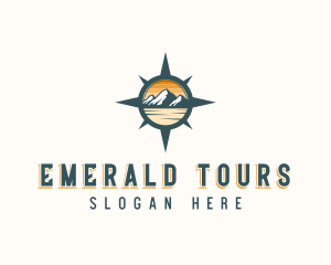 Traveler Adventure Navigation logo design