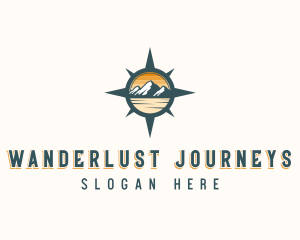 Traveler Adventure Navigation logo design