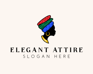 Attire - African Woman Beauty logo design