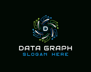 Circuit Technology Data logo design