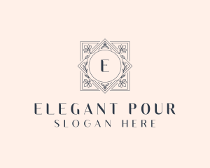 Wedding Floral Boutique logo design