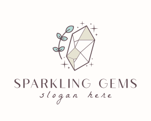 Organic Gem Jewelry logo design