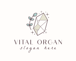 Organic Gem Jewelry logo design