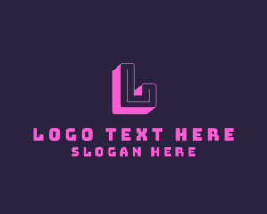 Font - Neon Arcade Retro logo design