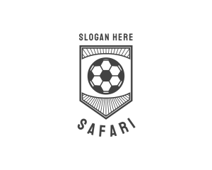Soccer Shield Emblem Logo