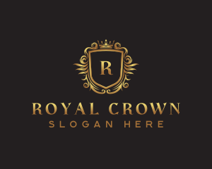 Royal Premium Crown logo design