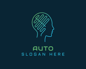 Science - Human Mind Technology logo design