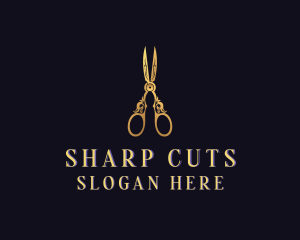 Scissors - Elegant Tailoring Scissors logo design