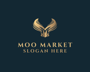 Luxury Bovine Bull logo design