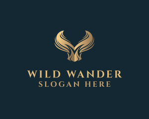 Luxury Bovine Bull logo design