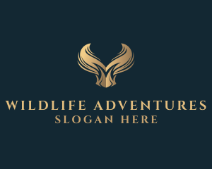 Luxury Bovine Bull logo design