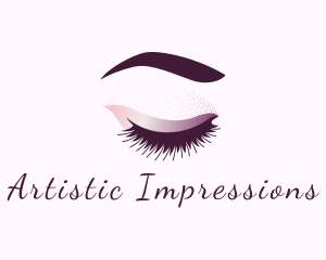 Beauty Eyeliner Makeup logo design