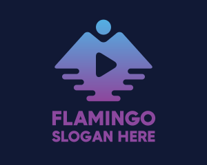 Play - Travel Vlogging Icon logo design