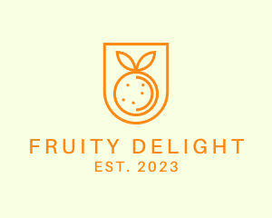 Orange Fruit Harvest logo design