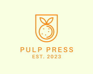 Pulp - Orange Fruit Harvest logo design