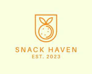 Orange Fruit Harvest logo design