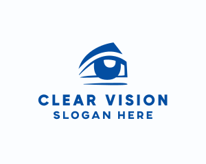 Optical - Blue Optical Clinic logo design