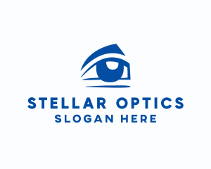 Blue Optical Clinic logo design