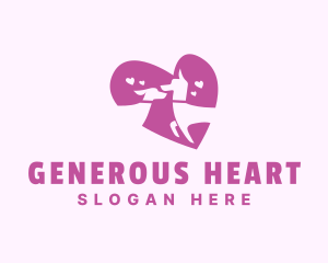 Pet Dog Heart logo design