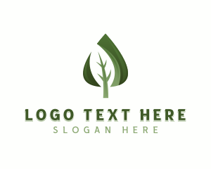 Herbal - Leaf Herbal Garden logo design