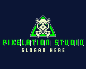 Toxic Skull Gaming logo design