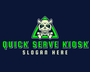 Toxic Skull Gaming logo design