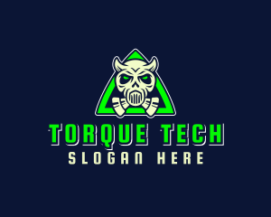 Toxic Skull Gaming logo design